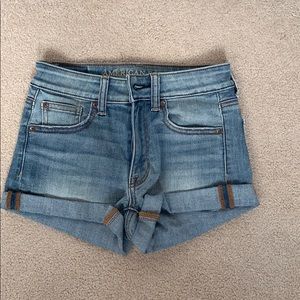 American Eagle super stretch jean shorts